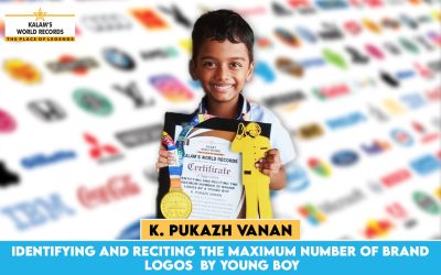Identifying and Reciting the Maximum Number of Brand Logos by Young Boy