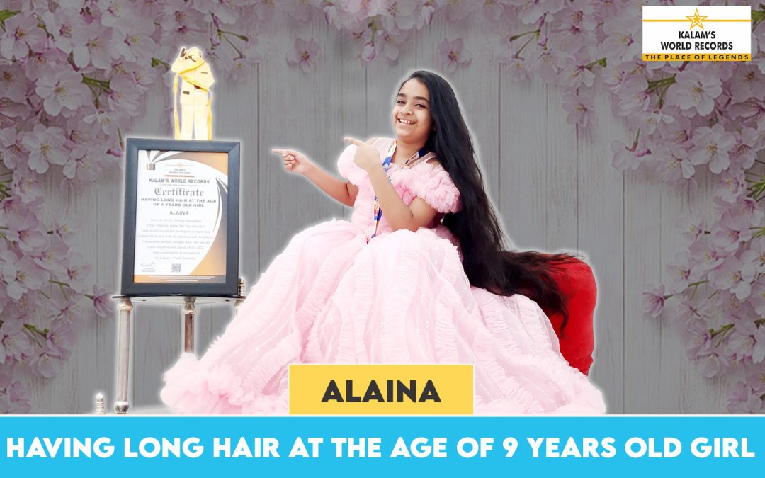 HAVING LONG HAIR AT THE AGE OF 9 YEARS OLD GIRL