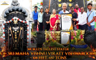 World’s Tallest Statue of Sri Maha Vishnu Viratt Vishwaroopa – 108 Feet, 650 Tons