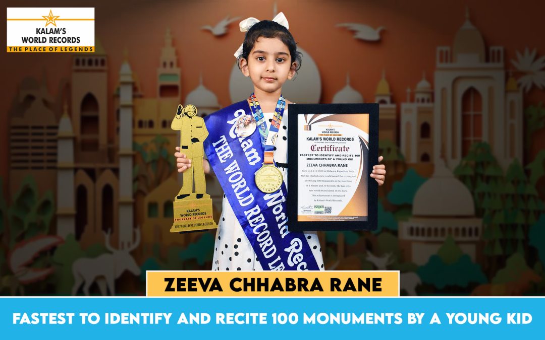 Fastest to Identify and Recite 100 Monuments by a Young Kid