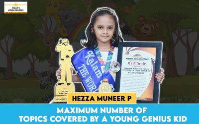Maximum Number of Topics Covered by a Young Genius Kid