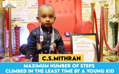 Maximum Number of Steps Climbed in the Least Time by a Young Kid