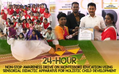 24-hour Non-stop Awareness Drive on Montessori Education Using Sensorial Didactic Apparatus for Holistic Child Development