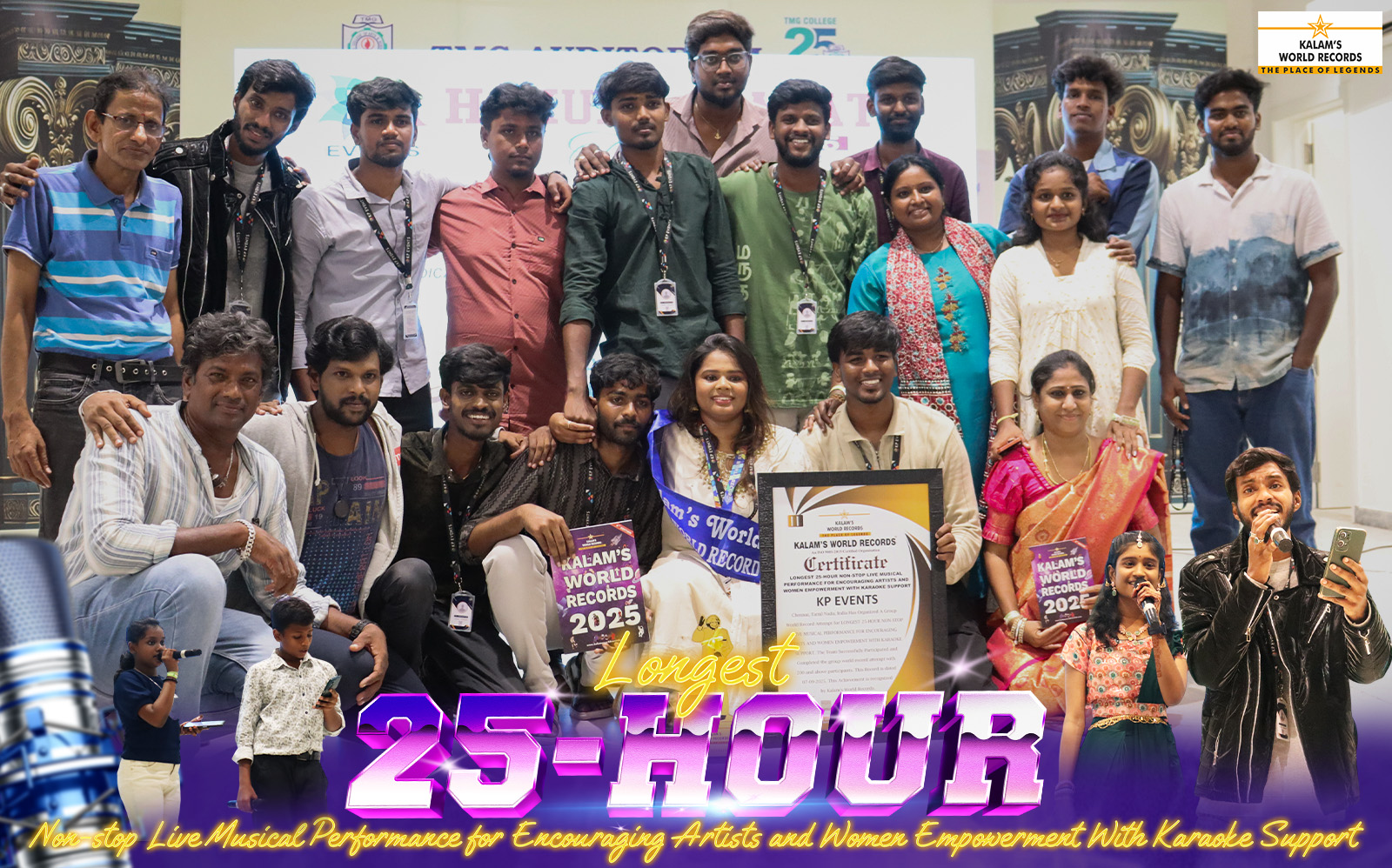 Longest 25-hour Non-stop Live Musical Performance for Encouraging ...