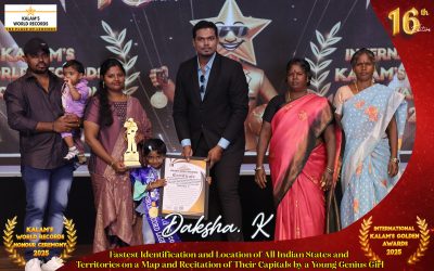 Fastest Identification and Location of All Indian States and Territories on a Map and Recitation of Their Capitals by a Young Genius Girl