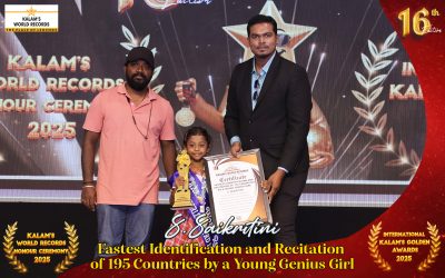 Fastest Identification and Recitation of 195 Countries by a Young Genius Girl