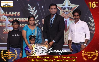 Fastest Recitation of 101 Abbreviations In the Least Time by Young Genius Kid