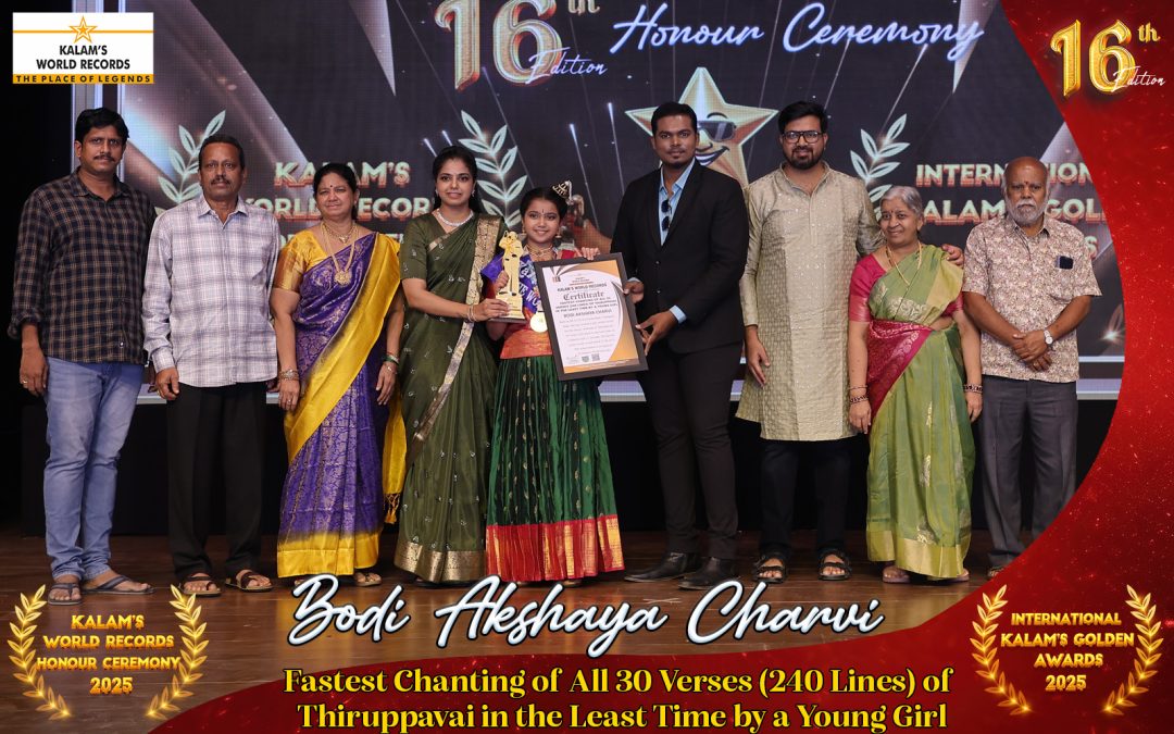 Fastest Chanting of All 30 Verses (240 Lines) of Thiruppavai in the Least Time by a Young Girl