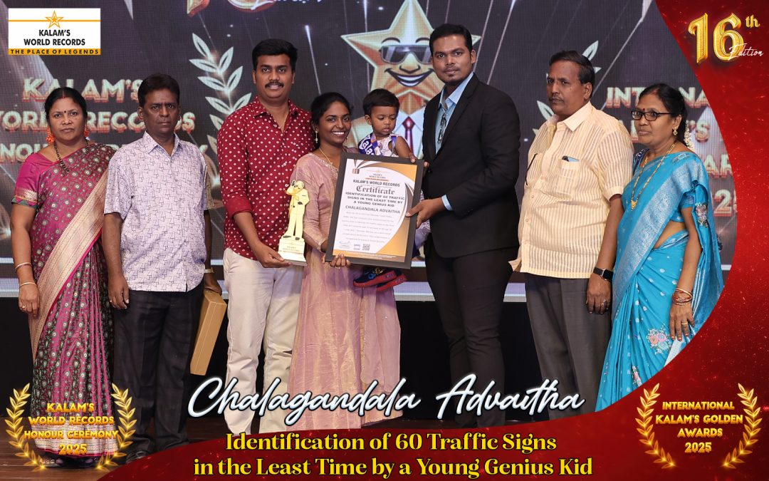 Identification of 60 Traffic Signs in the Least Time by a Young Genius Kid