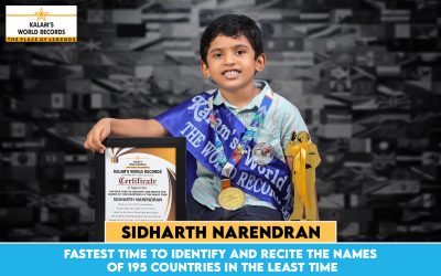 Fastest Time to Identify and Recite the Names of 195 Countries in the Least Time