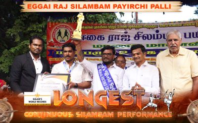 Longest Continuous Silambam Performance for 10 Hours Using Multiple Weapons