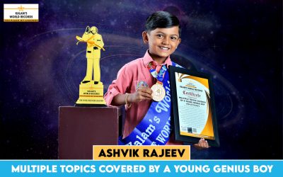 Multiple Topics Covered by a Young Genius Boy