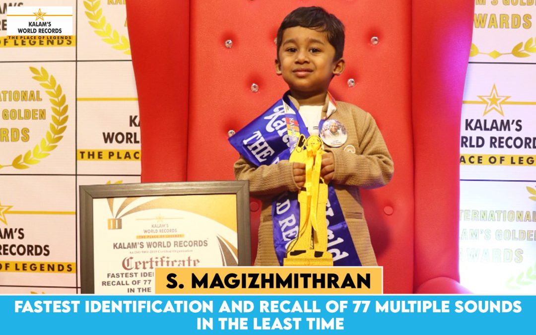 Fastest Identification and Recall of 77 Multiple Sounds in the Least Time