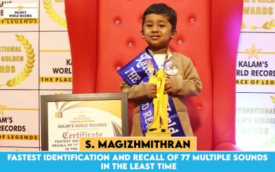 Fastest Identification and Recall of 77 Multiple Sounds in the Least Time