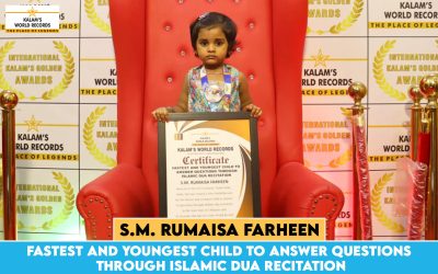 Fastest and Youngest Child to Answer Questions Through Islamic Dua Recitation