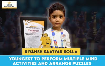 Youngest to Perform Multiple Mind Activities and Arrange Puzzles