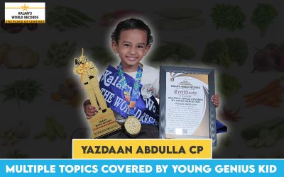 Multiple Topics Covered by Young Genius Kid