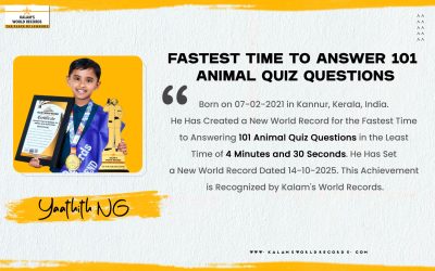 Fastest Time to Answer 101 Animal Quiz Questions