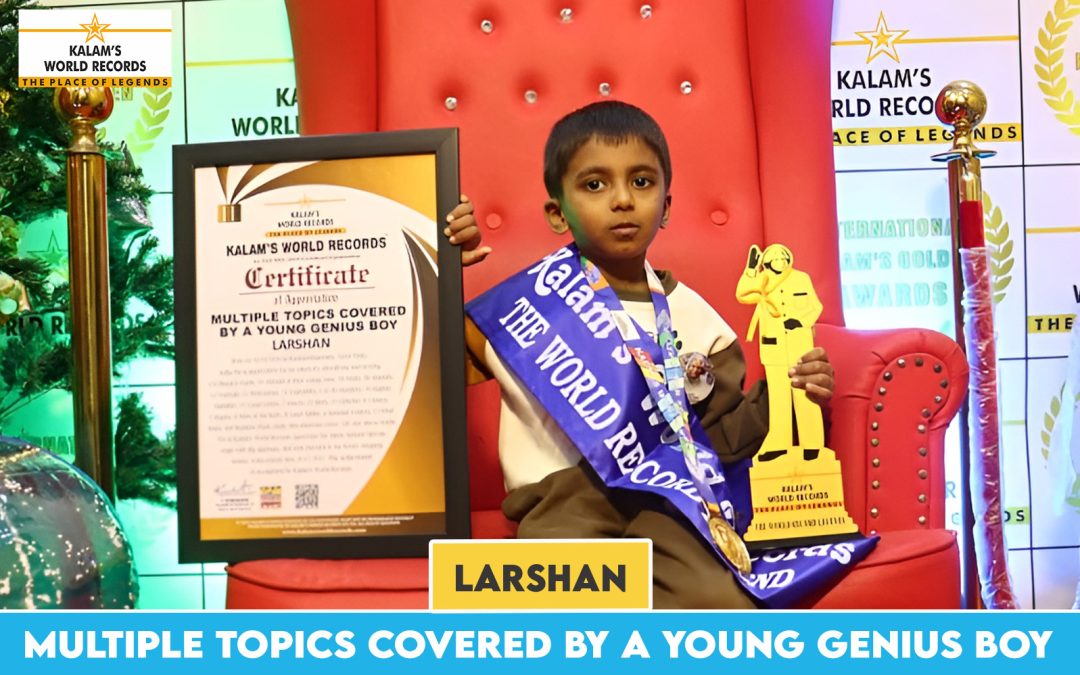 Multiple Topics Covered by a Young Genius Boy