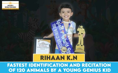 Fastest Identification and Recitation of 120 Animals by a Young Genius Kid