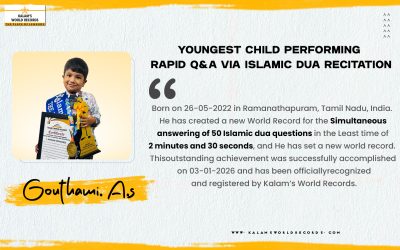 YOUNGEST CHILD PERFORMING RAPID Q&A VIA ISLAMIC DUA RECITATION