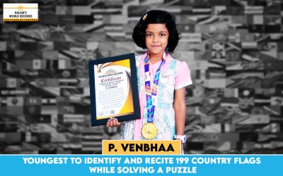 Youngest to Identify and Recite 199 Country Flags While Solving a Puzzle