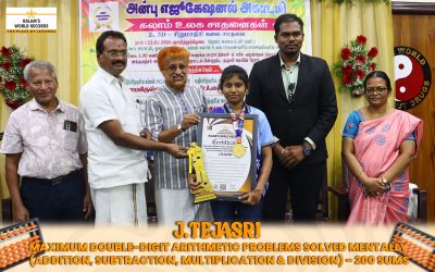 MAXIMUM DOUBLE-DIGIT ARITHMETIC PROBLEMS SOLVED MENTALLY (ADDITION, SUBTRACTION, MULTIPLICATION & DIVISION) – 200 SUMS