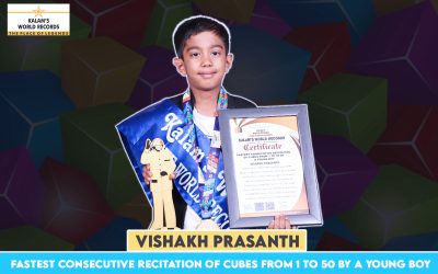 Fastest Consecutive Recitation of Cubes From 1 to 50 by a Young Boy