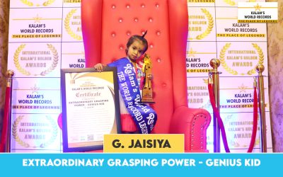 EXTRAORDINARY GRASPING POWER – GENIUS KID