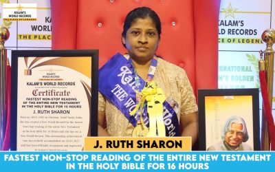 Fastest Non-stop Reading of the Entire New Testament in the Holy Bible for 16 Hours