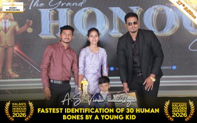 FASTEST IDENTIFICATION OF 30 HUMAN BONES BY A YOUNG KID
