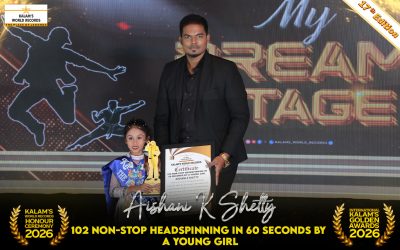 102 NON-STOP HEADSPINNING IN 60 SECONDS BY A YOUNG GIRL