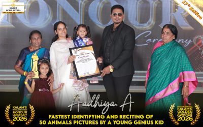 Fastest Identifying and Reciting of 50 Animals Pictures by a Young Genius Kid