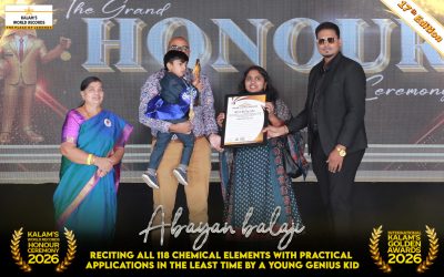 Reciting All 118 Chemical Elements With Practical Applications in the Least Time by a Young Genius Kid