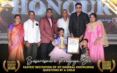 Fastest Recitation of 317 General Knowledge Questions by a Child