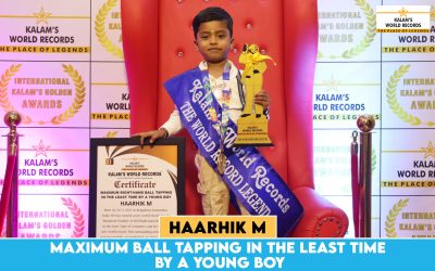 Maximum Ball Tapping in the Least Time by a Young Boy
