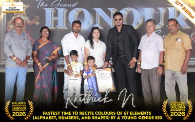 Fastest Time to Recite Colours of 67 Elements (Alphabet, Numbers, and Shapes) by a Young Genius Kid