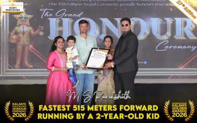 FASTEST 515 METERS FORWARD RUNNING BY A 2-YEAR-OLD KID