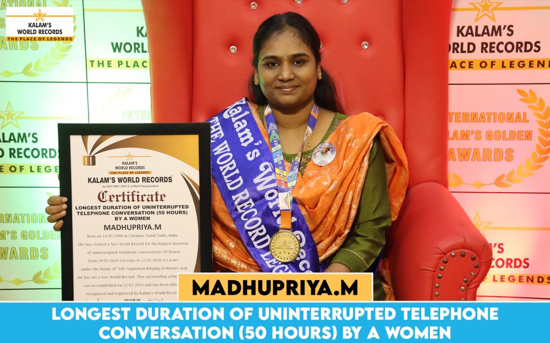 Longest Duration of Uninterrupted Telephone Conversation (50 Hours) by a Women