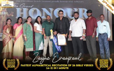 Fastest Alphabetical Recitation of 26 Bible Verses (a–z) in 1 Minute