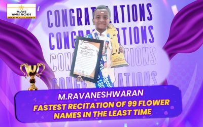 Fastest Recitation of 99 Flower Names in the Least Time
