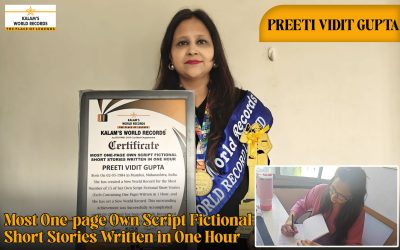 Most One-page Own Script Fictional Short Stories Written in One Hour