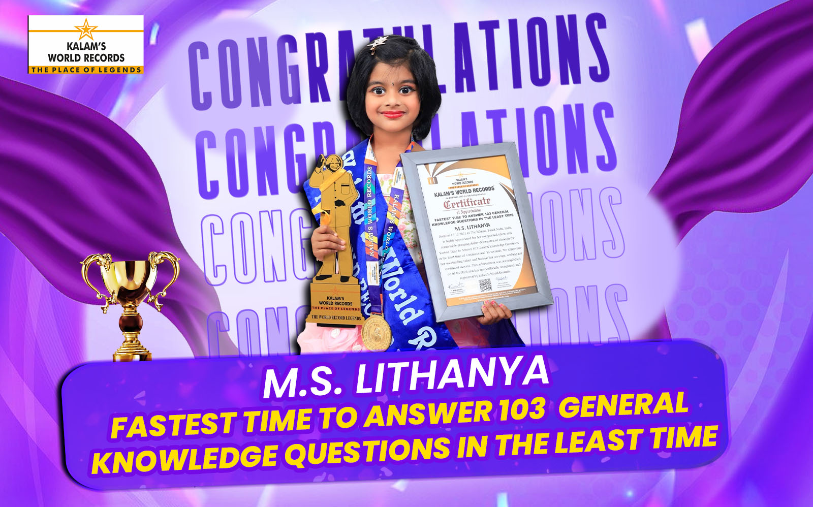 FASTEST TIME TO ANSWER 103 GENERAL KNOWLEDGE QUESTIONS IN THE LEAST ...