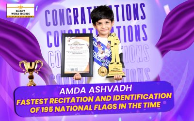 Fastest Recitation and Identification of 195 National Flags in the Time