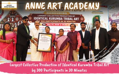 Largest Collective Production of Identical Kurumba Tribal Art by 300 Participants in 30 Minutes