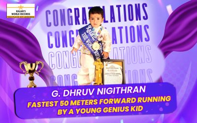 Fastest 50 Meters Forward Running by a Young Genius Kid
