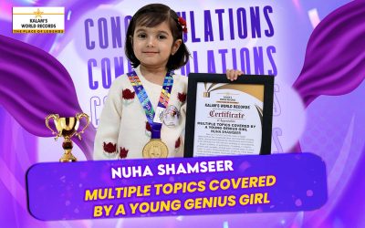 MULTIPLE TOPICS COVERED BY A YOUNG GENIUS GIRL