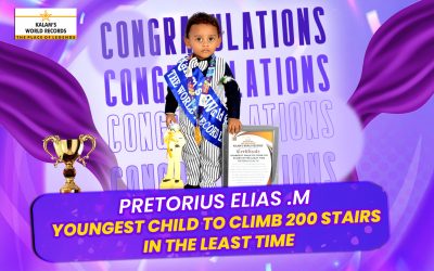 Youngest Child to Climb 200 Stairs in the Least Time