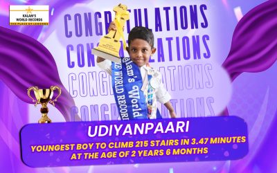 Youngest Boy to Climb 215 Stairs in 3.47 Minutes at the Age of 2 Years 6 Months