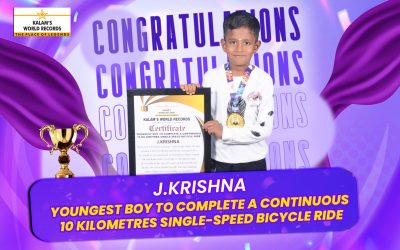 Youngest Boy to Complete a Continuous 10 Kilometres Single-speed Bicycle Ride